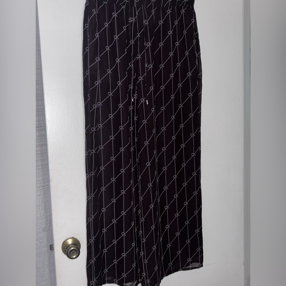 Calvin Klein brown Patterned Pants